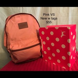 Pink backpack